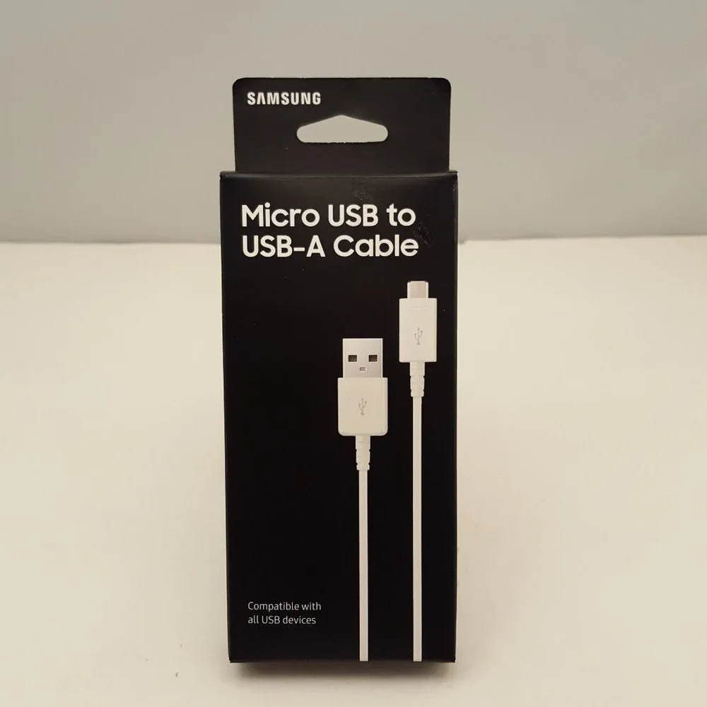 SAMSUNG MICRO USB TO USB-A CABLE - WHITE